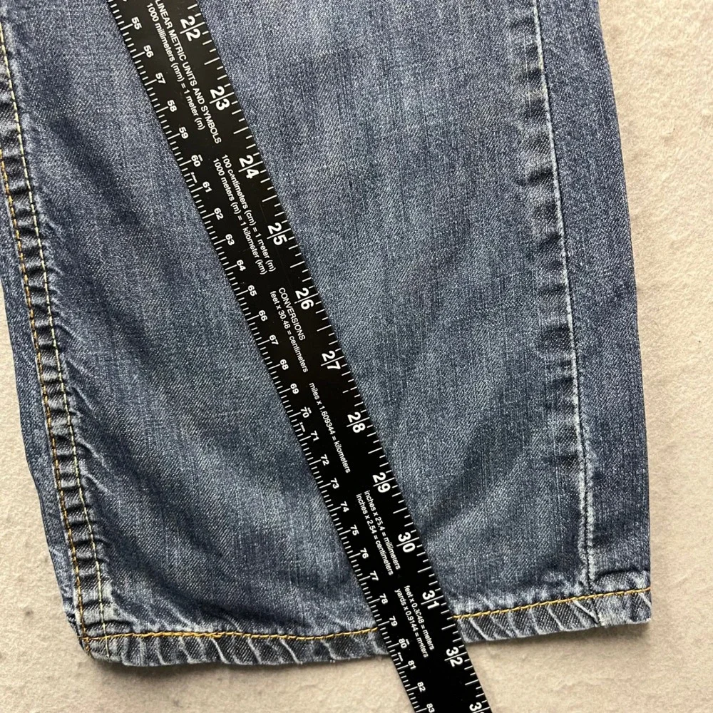 Levis 527 Slim Bootcut Jeans Mens‎ 34x30 Blue Denim Pants 100% Cotton 1630